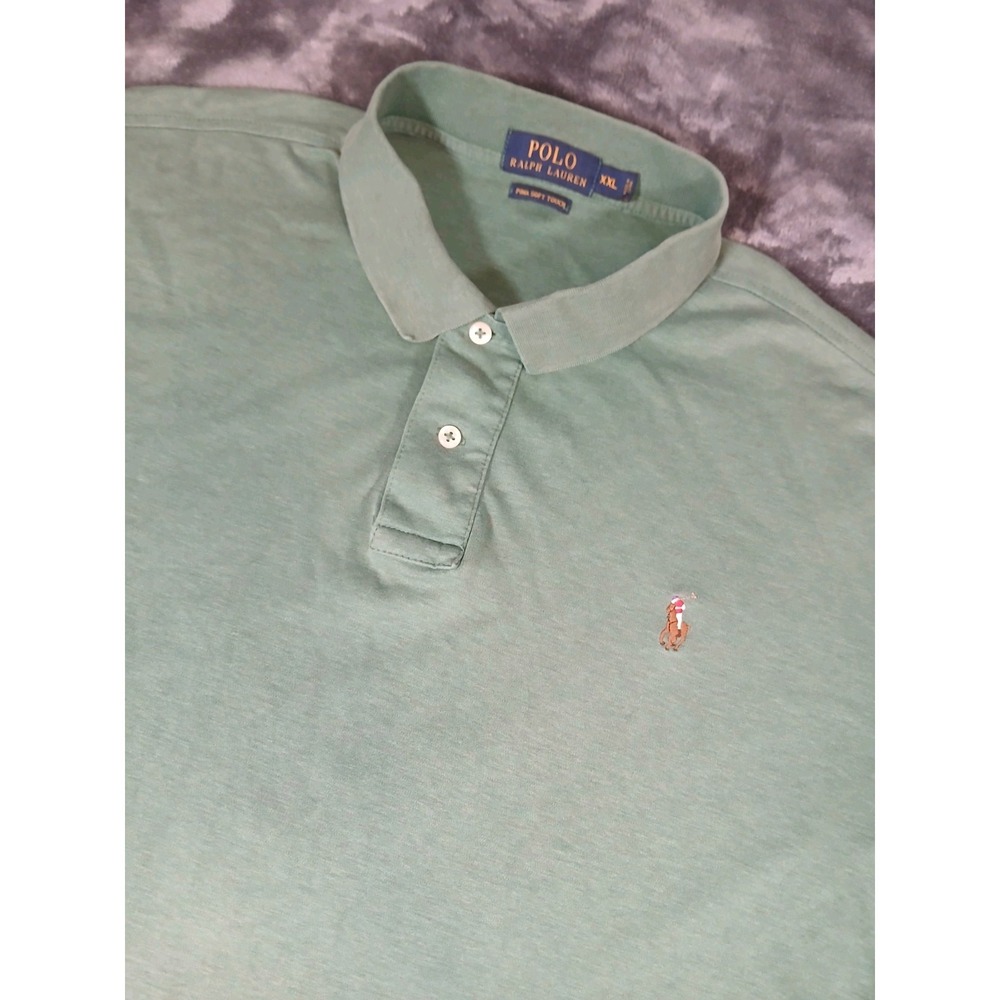 POLO Ralph Lauren Polo Shirt Men's 2XL XXL Pima Soft Touch Cotton 100% Cotton